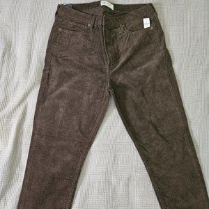 GAP Women's Vintage Brown Corduroy Pants Tall